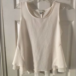 Forever 21 White Ivory Sleeveless blouse size 1X